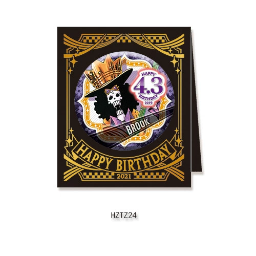 Бейдж дня рождения Comic Factory ONE PIECE Лuffy Zoro Chopper Sanji Nami стойка для бейджей на день рождения