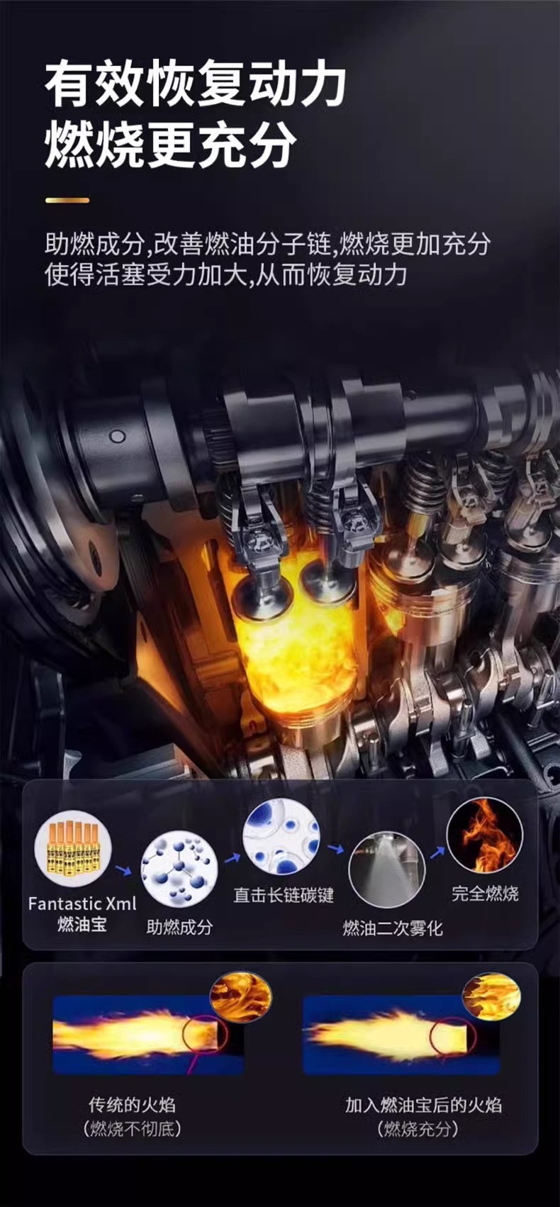 Fuel Bao Gasoline Diesel Additive Fuel System Cleaner Three-Way Catalytic Cleaner Engine Carbon Removal