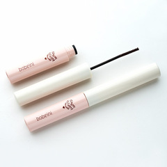 Bebeni Pink Small Brush Eyeliner, Fuzzy, Long and Curly, Dense and Fine Brush Head, Not Easy to Smudge, Brown Black Cross-border