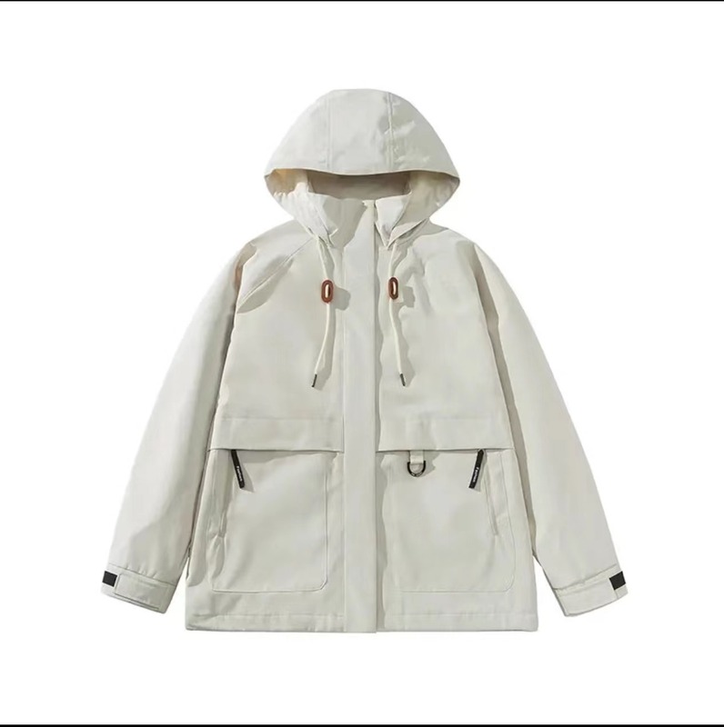连帽冲锋衣外套女2025春秋新款休闲运动户外登山服工装夹克上衣潮|undefined