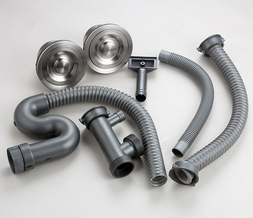 Sink drain drain pipe vegetable basin stainless steel kitchen drain pipe sink accessories plastic drain pipe