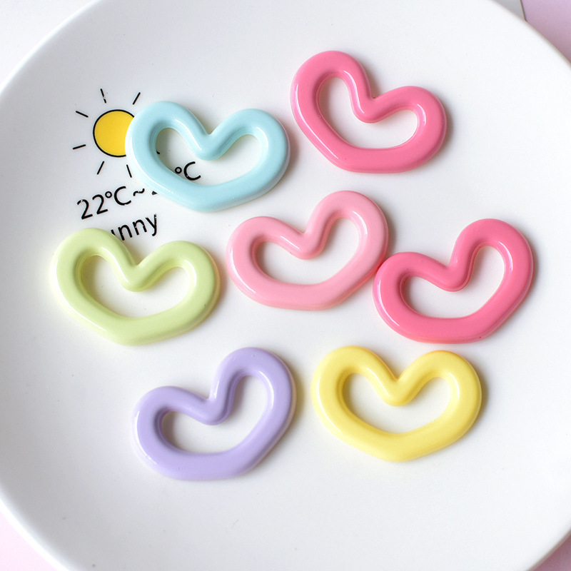 甘い透かし彫りの愛のアクセサリの携帯電話のケースの髪飾りの穴の靴のdiyの材料の卸売りのpj1098|undefined