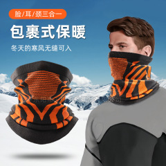 首を囲むスキーマスクに乗って登山します。