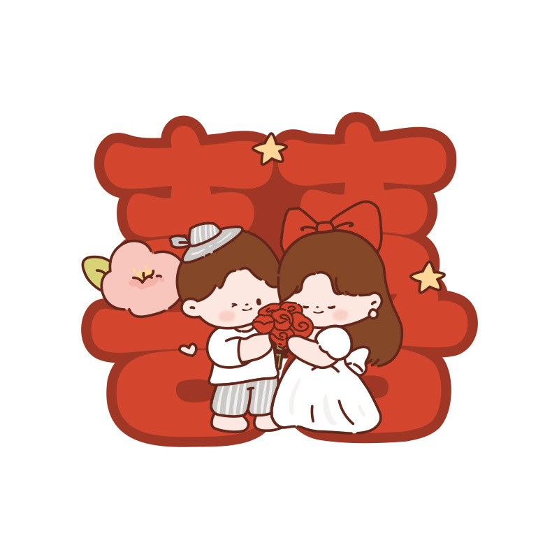 Casamiento creativo decoración de boda mini mano arrojar decoración de la sala de bodas nueva casa bandeja de frutas dibujos animados pequeñas palabras de boda