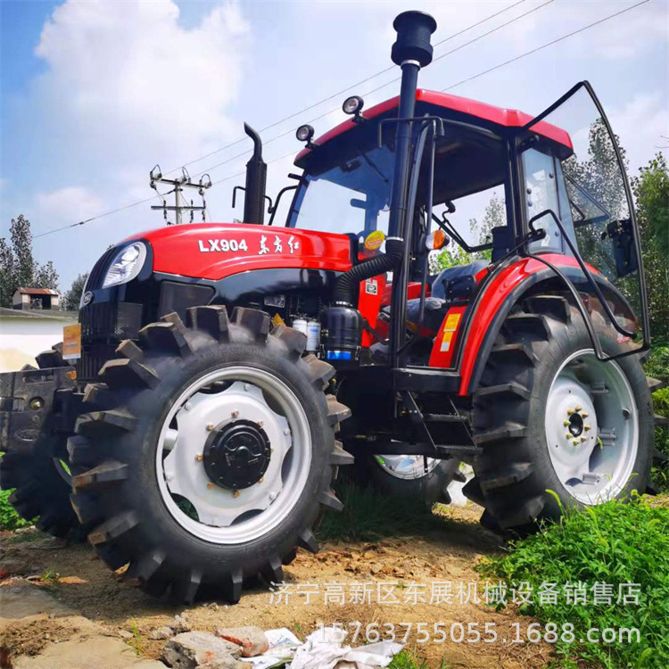 四驱农用东方红拖拉机 东方红动力四轮拖拉机 旋耕犁地农用拖拉机
