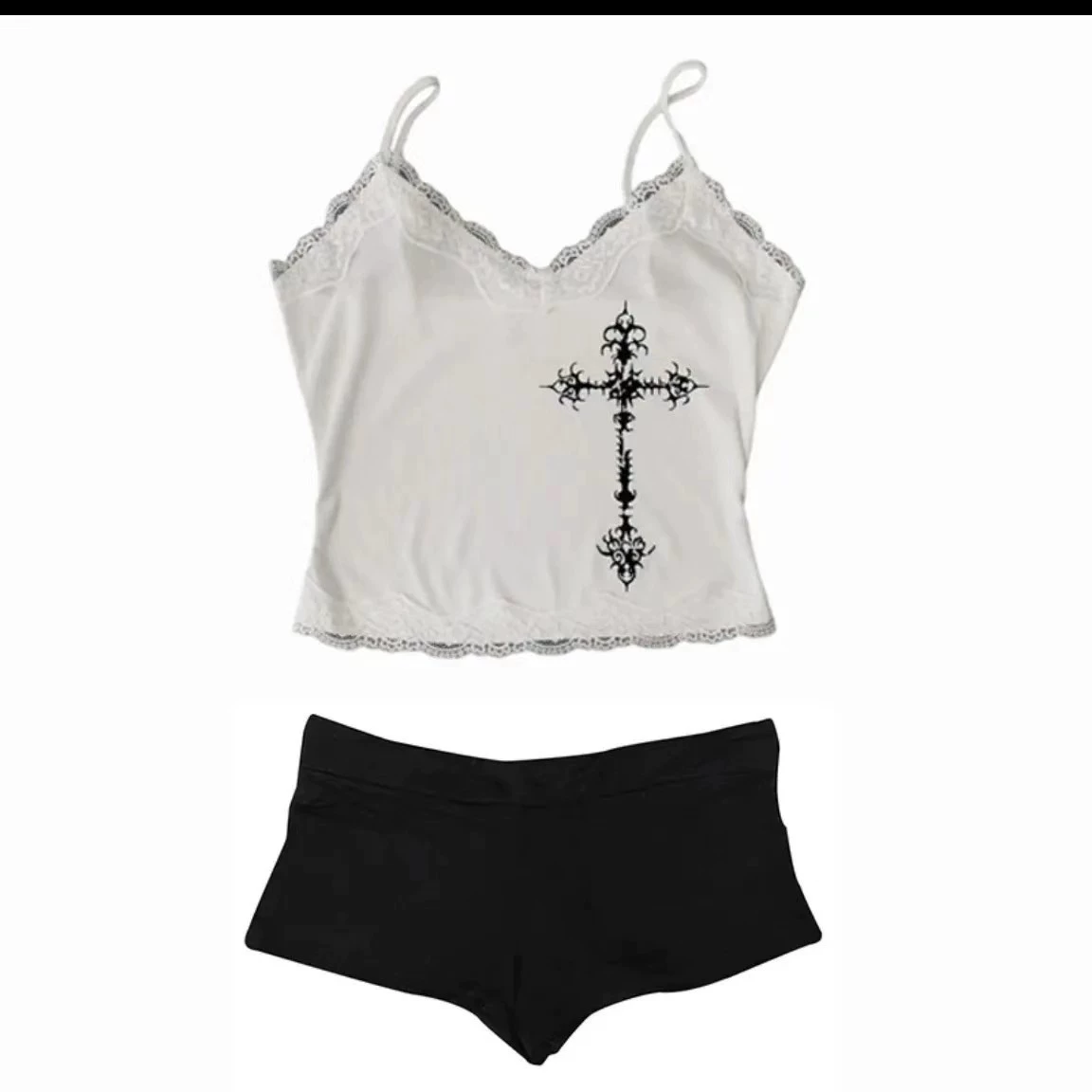 Напечатанный кружевной камуфляжный топ модный сексуальный без рукавов облегающий топ из семи очков ретро рок женская футболка набор