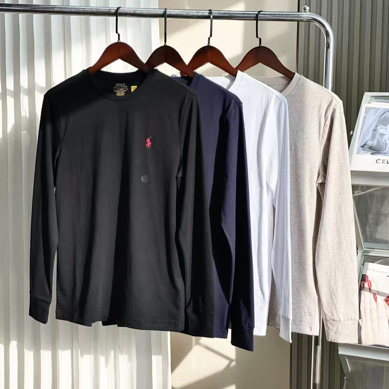 Complete with All Tags Rl Ralph Lauren Embroidered Men's Long-Sleeve T-Shirt Complete with All Tags Rl Ralph Lauren Embroidered Men's Long-Sleeve T-Shirt
