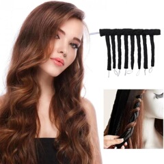 アマゾン八爪魚無熱ヘアアイロンなしヘアアイロン睡眠カールは大きな波を傷つけないアマゾン熱