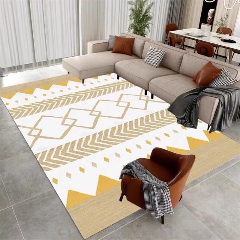 Alfombra para sala de estar de estilo bohemio, alfombra para mesa de centro, alfombra para dormitorio, alfombra para la entrada, se puede enviar en nombre de terceros. image 14