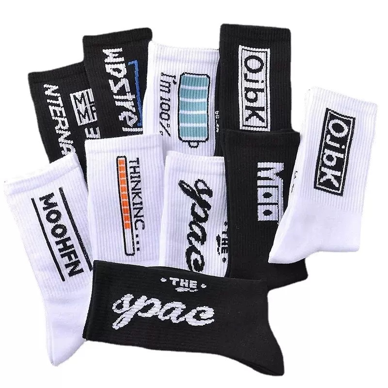 袜子男情侣ins潮袜棉袜子批发春夏长袜篮球中筒袜高邦男士袜休闲