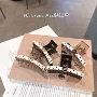 波点盘发质感简约鲨鱼夹