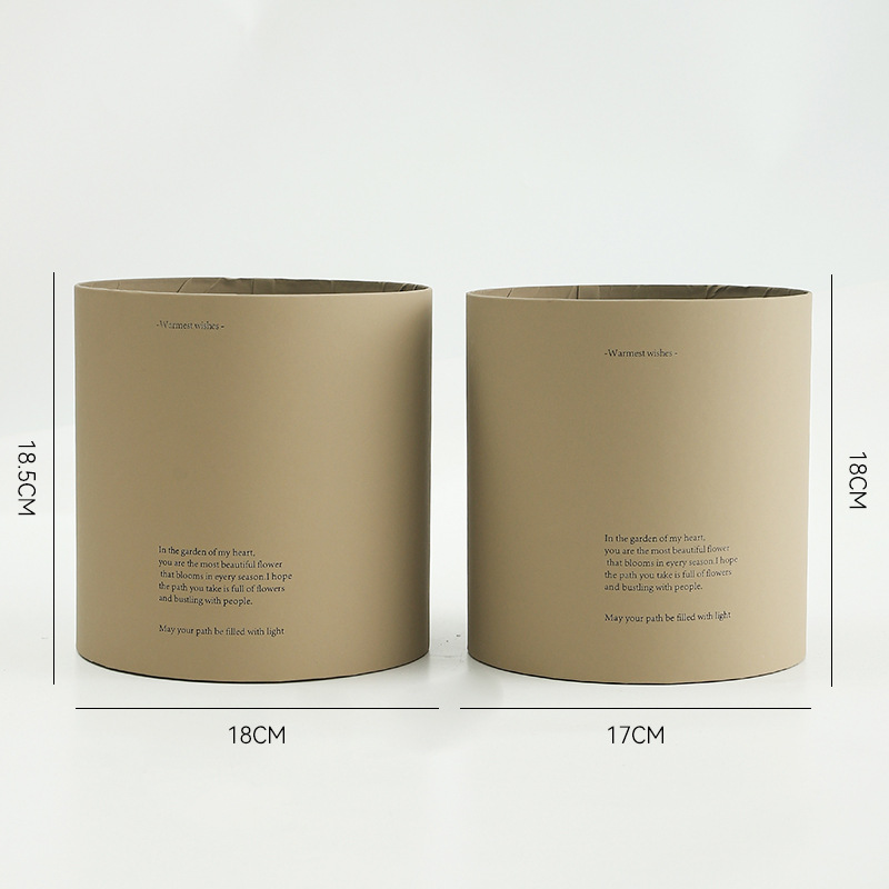 Cubo clásico de tres abrazos cubo redondo embalaje cubo arreglo de flores cubo floral DIY espejo de plata caja de flores