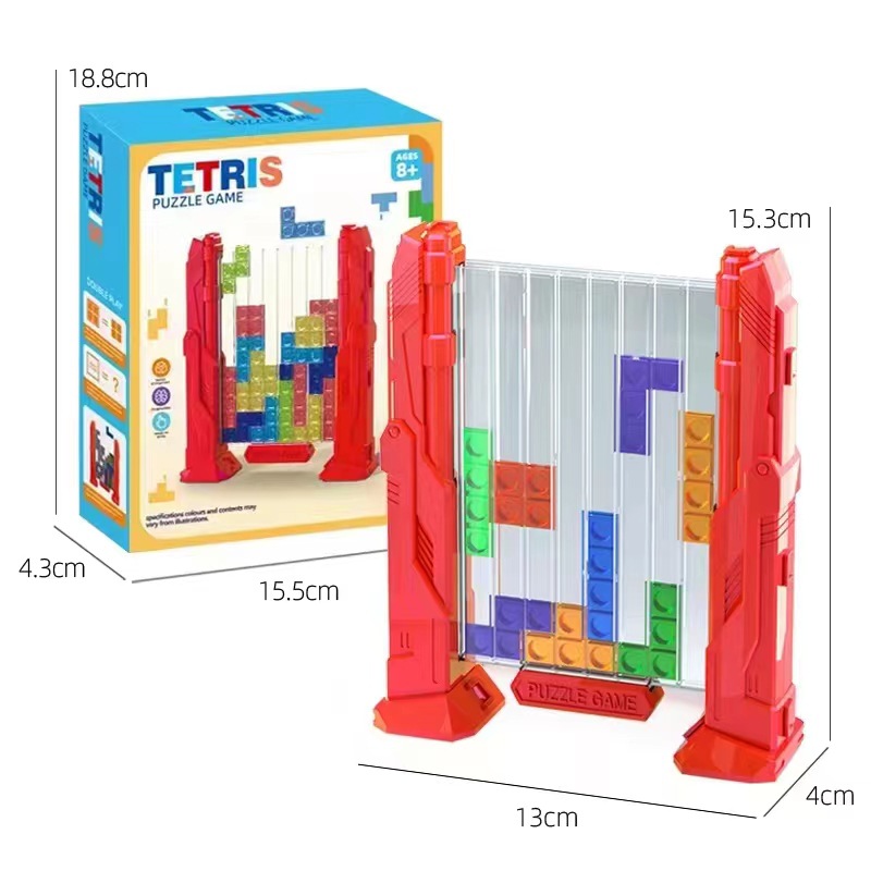 Rompecabezas transfronterizo para niños nuevos bloques de construcción intercambiables Tetris rompecabezas juego de escritorio inteligencia juguetes de despacho de aduanas image 12