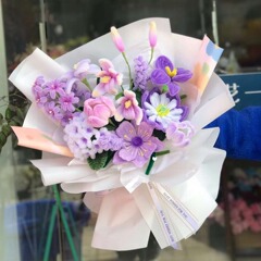 Diyチューリップツイストブーケ手作り材料バッグ母の日先生母の彼女の祝日520プレゼント