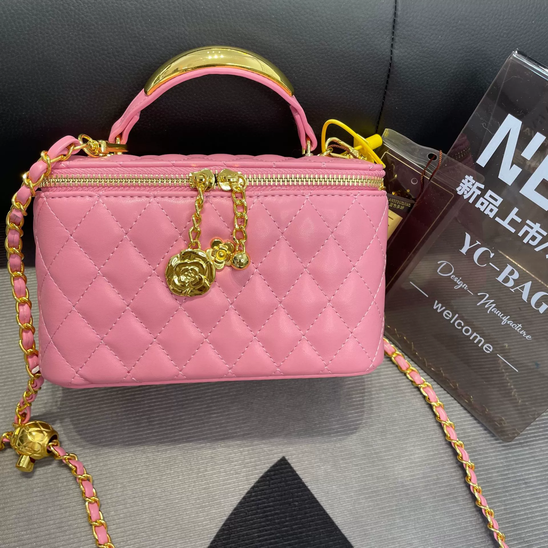 Цепочка, горный чай, одноплечная сумка, стиль Chanel