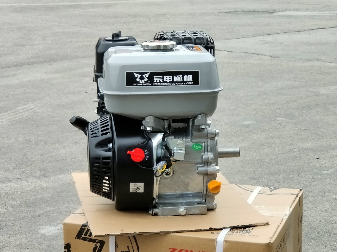 Chongqing Zongshen GB200F Gasoline Engine 168 Water Pump Marine Power 7 HP Flat Key Spray Spray Slurry