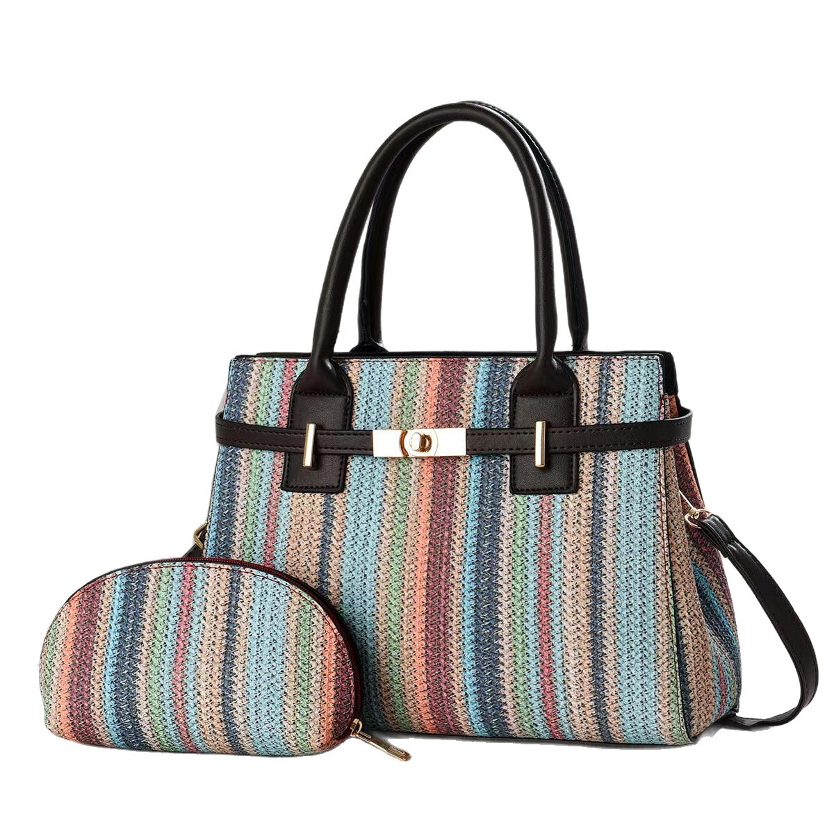 Bolso de mujer de comercio exterior 2025 nuevo bolso de mensajero de gran capacidad de estilo occidental