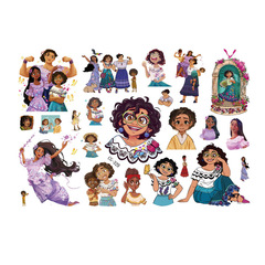 Magic House Cartoon Temporary Tattoos for Kids, Birthday Party Tattoes, One-Time Water Transfer Tattoes