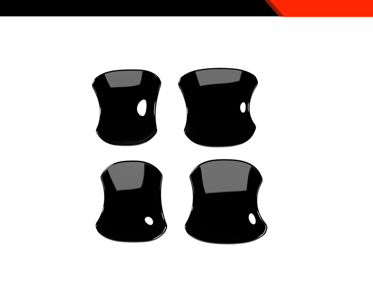 Suitable for Daihatsu 25 Move Model Modified Exterior Door Bowl Decorative Stickers, Door Bowl Anti-Scratch Strips, Automotive Accessories