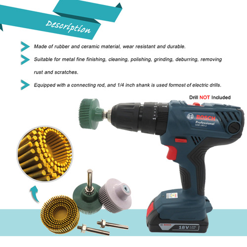 Cross-border supply 2-inch 50mm small cyclone needle brush polishing wheel electric drill brush car cleaning and beauty polishing disc