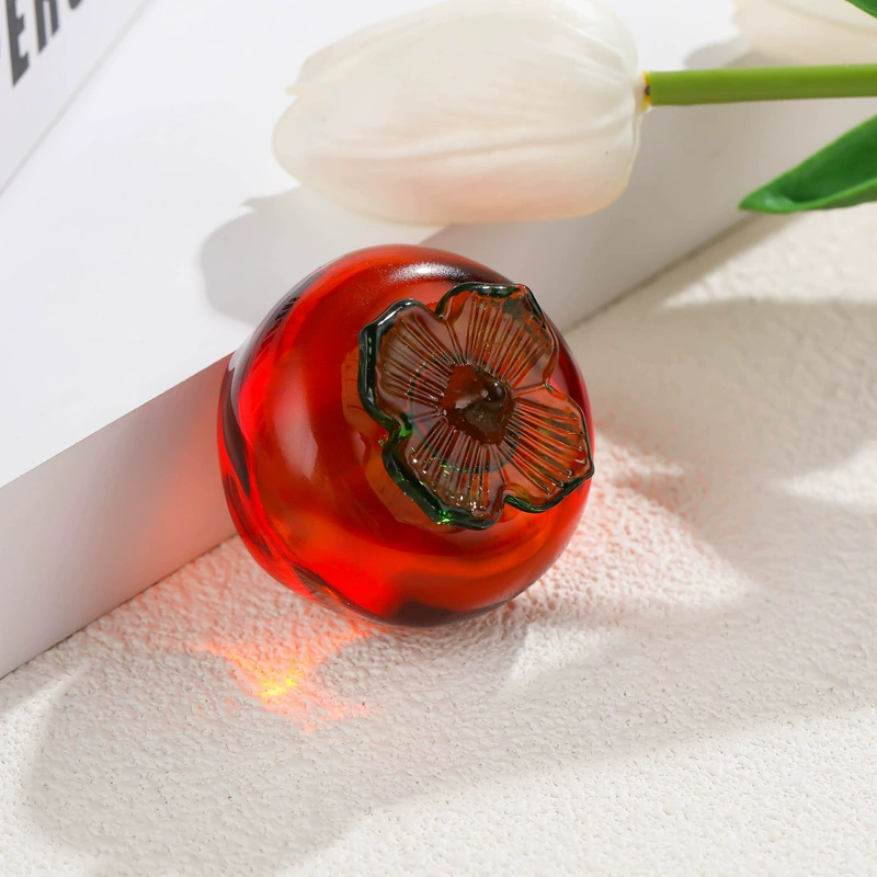 Кристальная финиковая пастила persimmon persimmon Рuyi маленькие украшения для дома и гостиной рождественское кристальное украшение стеклянный маленький финик оптом