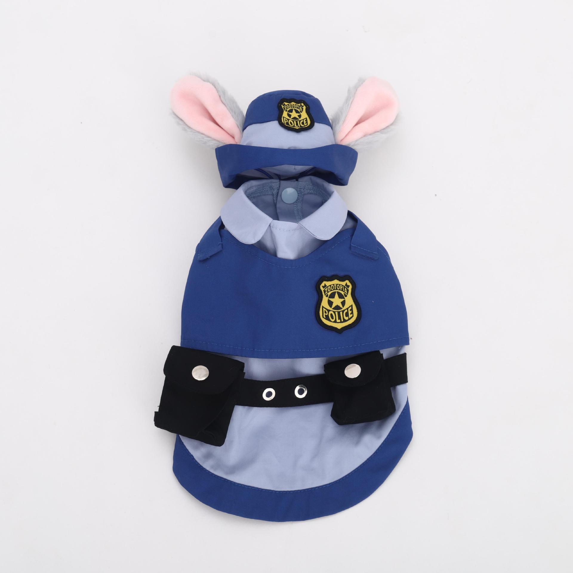 Disney Mad Animal City serie de ropa de gato Judy sombrero cos traje traje traje de perro traje de mascota