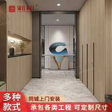 成都中式卧室家具简约实木酒店家具组合整体衣柜衣帽间免费设计制