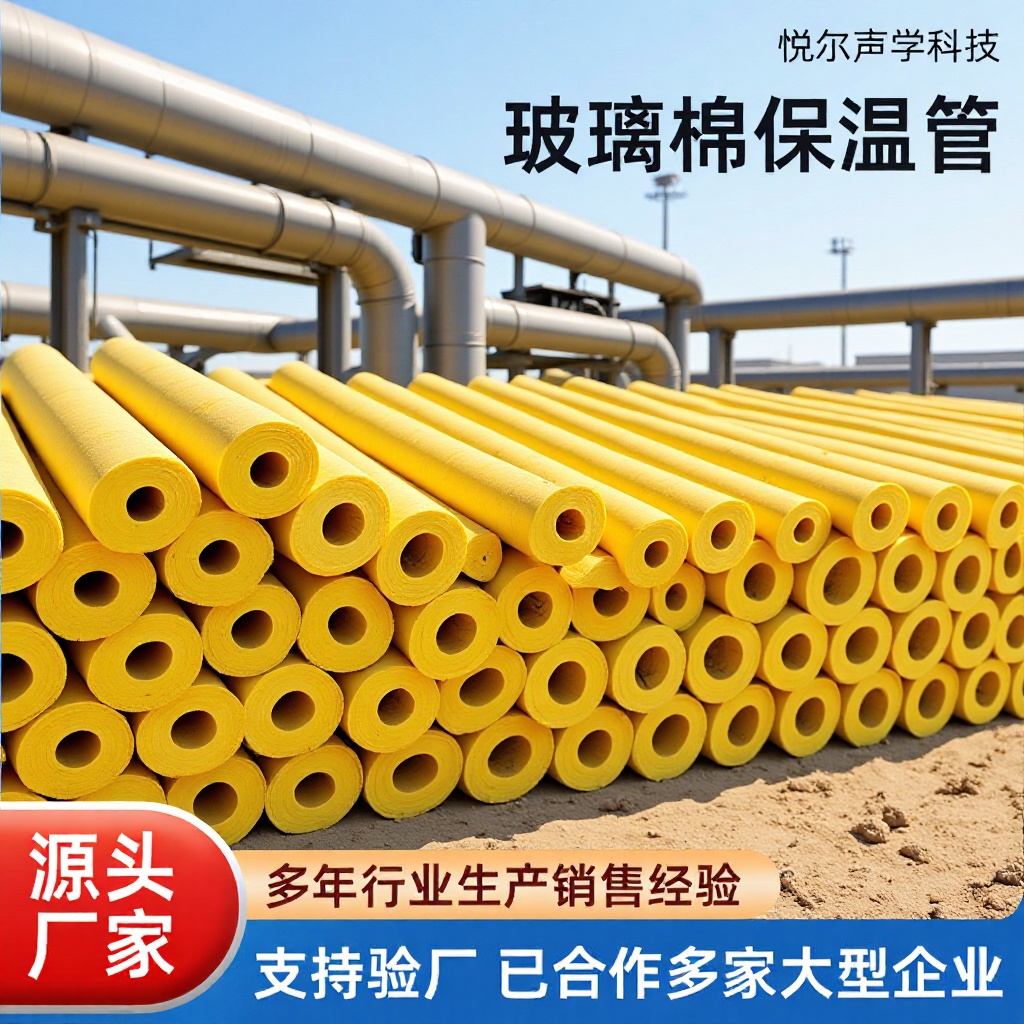 铝箔岩棉保温管 阻燃隔热岩棉保温管复合铝箔岩棉管 管道岩棉管壳