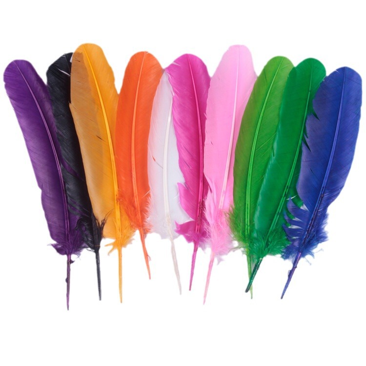 Factory direct turkey nest feather color feather in stock DIY handmade holiday decoration stage catwalk clothing accessories