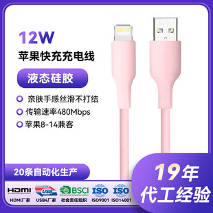 12W USB Cable��Һ�B���z�������m���Iphone14 13 12 �֙C��侀