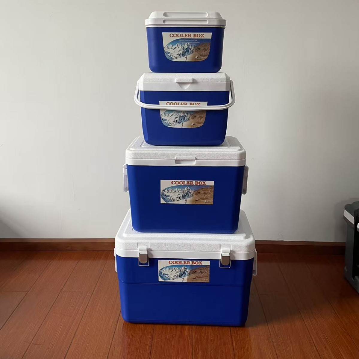 5L + 13L + 27L + 45L de cuatro piezas azul