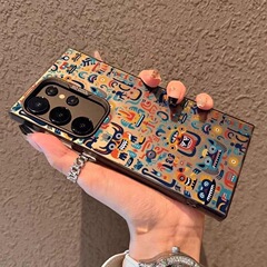 多彩怪兽彩银壳适用三星Note 20新款硬S24/21/22/23三星S25ultra