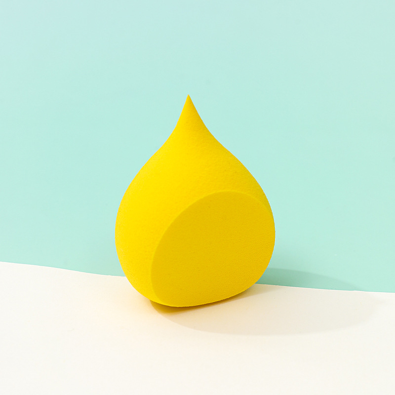 Personalización de gota transfronteriza huevo de maquillaje polvo suave no látex cortar un cuchillo de forma especial esponja huevo herramienta de maquillaje