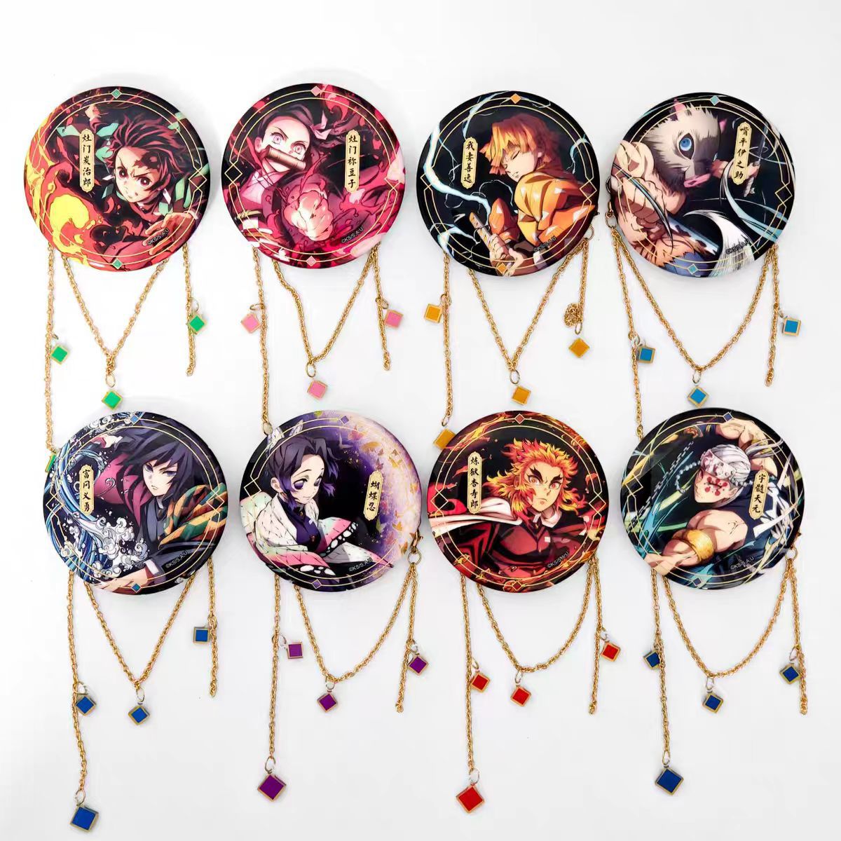 Genuino oficial de la hoja de extinción de fantasmas de la exposición completa insignia de ilustración limitada serie de Halloween Palladium caja ciega de papel de color