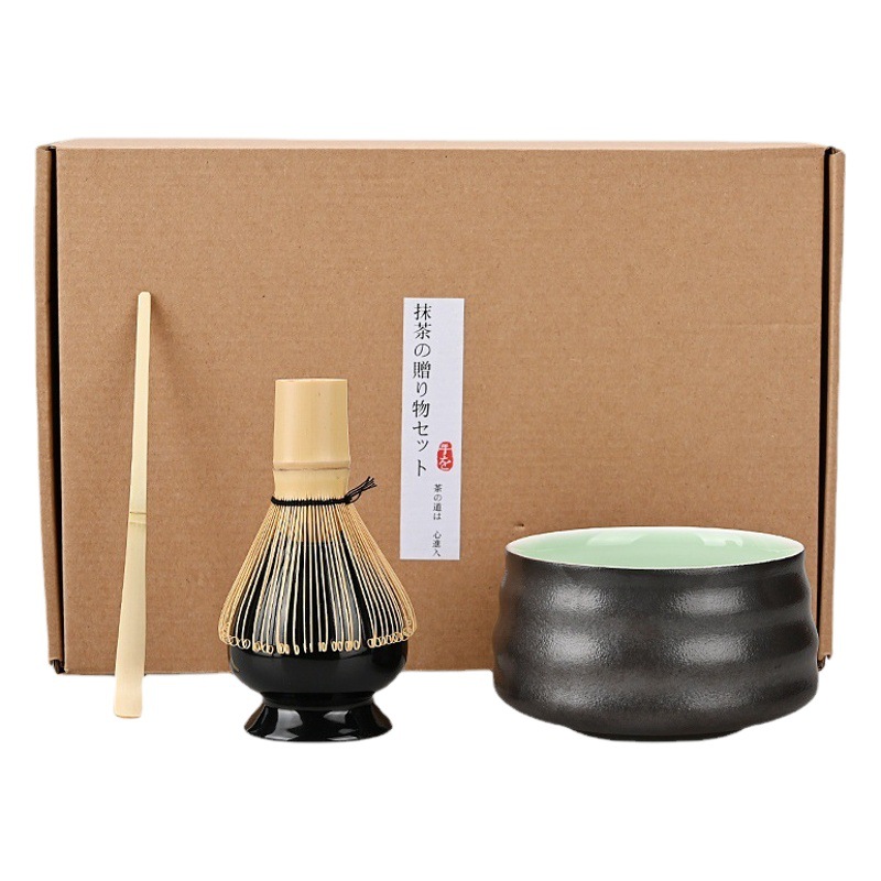 Juego de batidor de matcha japonés hecho a mano, soporte de bambú para batidor, juego de batidor de té, herramientas para la ceremonia del té de la dinastía Song