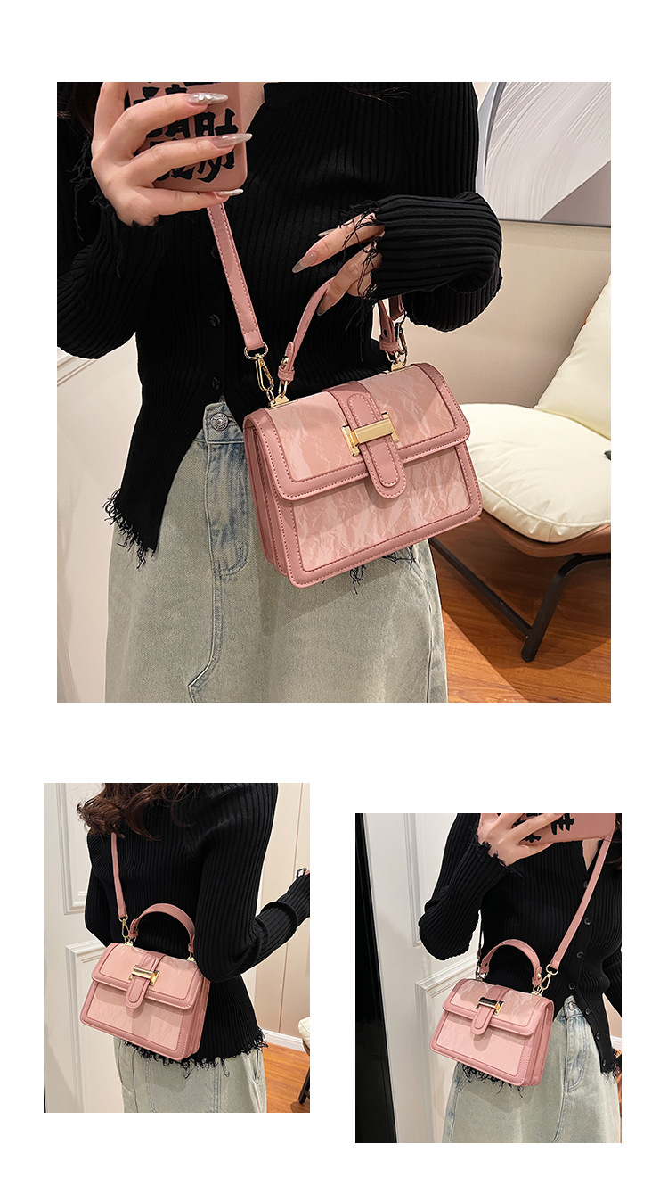 Tämän vuoden suositut laukut naisille 2024 uusi muoti huippuluokan kannettava olkalaukku suuri kapasiteetti crossbody pieni neliö laukku_voghion.com