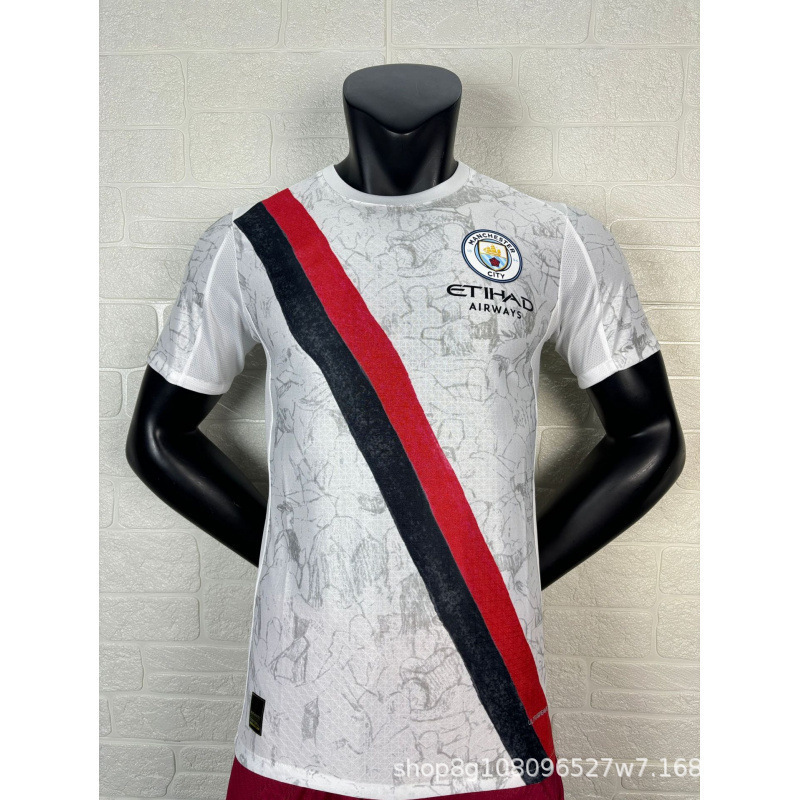 2526 プレーヤーズエディション 半袖サッカーユニフォーム 125周年記念 ジョイント バルセロナ レアルマドリード ACクラブ プレーヤージャージ|undefined