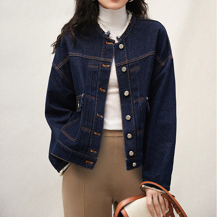 Retro denim spring jacket