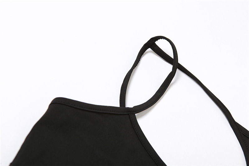 Sexy Sports Back Tight Cropped Outfit Solid Color Sexy Figure Flattering Jumpsuit 13 Sexy Sports Back Tight Cropped Outfit Solid Color Sexy Figure Flattering Jumpsuit
