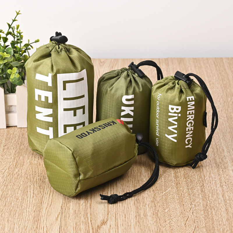 Sun Protection Clothing, down Jacket, Raincoat, Home Travel Storage Bag, Cylindrical Polyester Oxford Nylon Drawstring Flap Pocket Pants