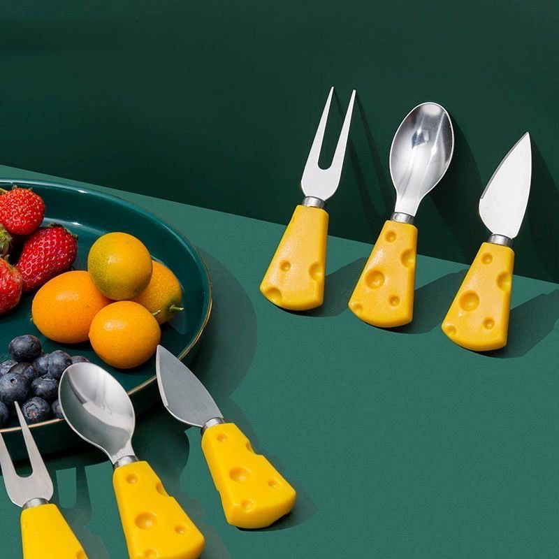 Set, tableware, dessert fork stainless steel, spoon, bread