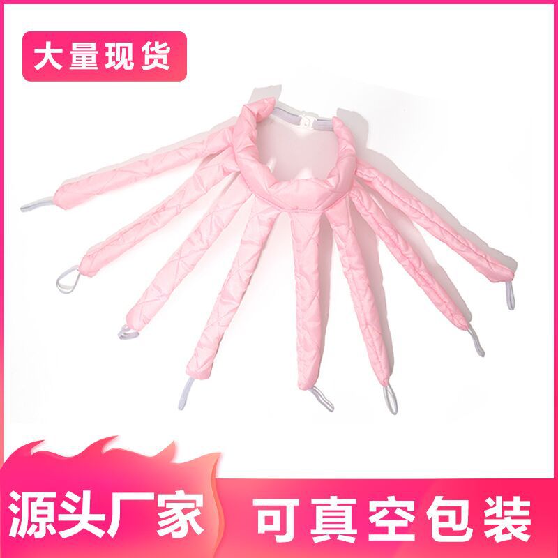 Amazon rizador de pelo perezoso de ocho garras banda de pelo diadema dormir rizador de pelo sin calor banda de pelo de calamar rizador de esponja