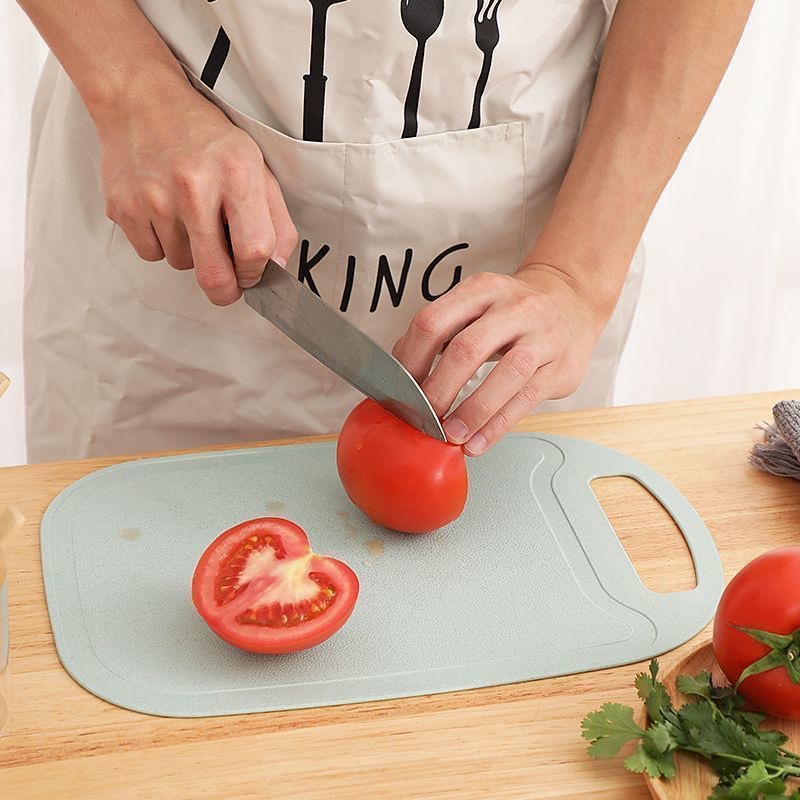 Tabla de cortar paja de trigo tabla de cortar tablero de corte de plástico doméstico fruta plástico yunque tabla de cortar suministros de cocina tabla de cortar al por mayor image 3