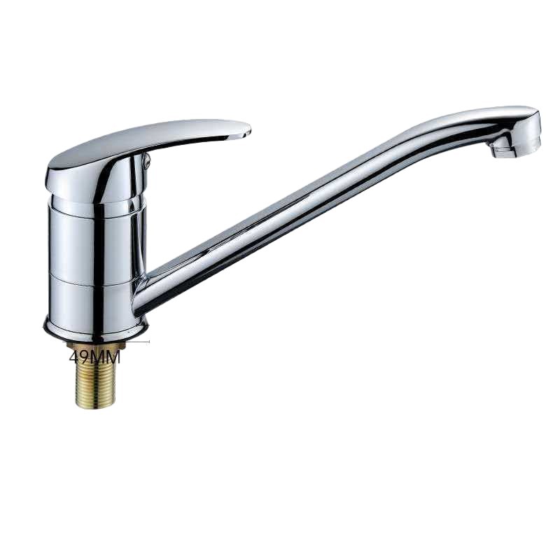 Grifo Mezclador para Lavabo de Aleación de Zinc, Agua Fría y Caliente, Galvanizado, para Cocina image 6
