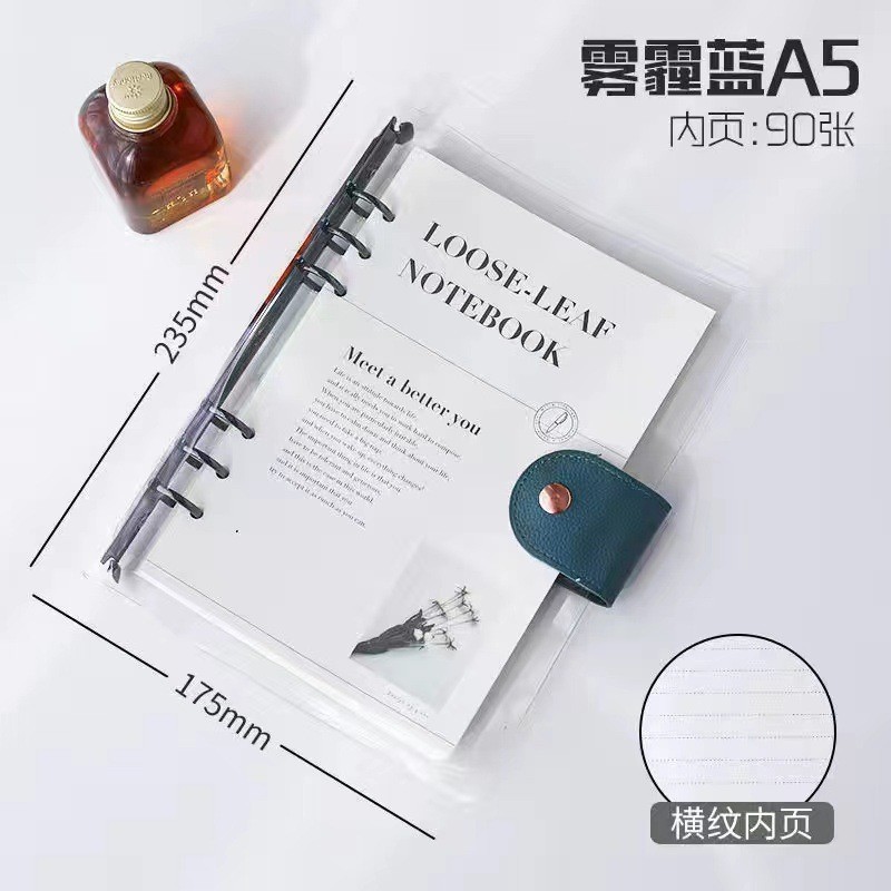 A5 carpeta negra (sin núcleo interno)