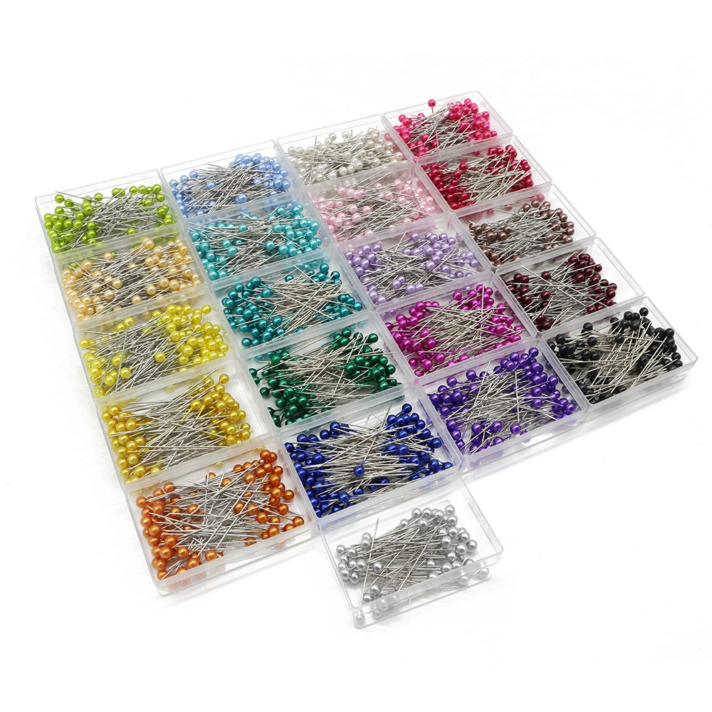 Поставка производителя 21 цвет высокого качества яркая жемчужная игла 4*38 мм конфета вышивка крестом одежда позиционирование перламутровой иглы