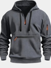 27082 Zipper Hood Fleece Sweatshirt ������ñ���� ר