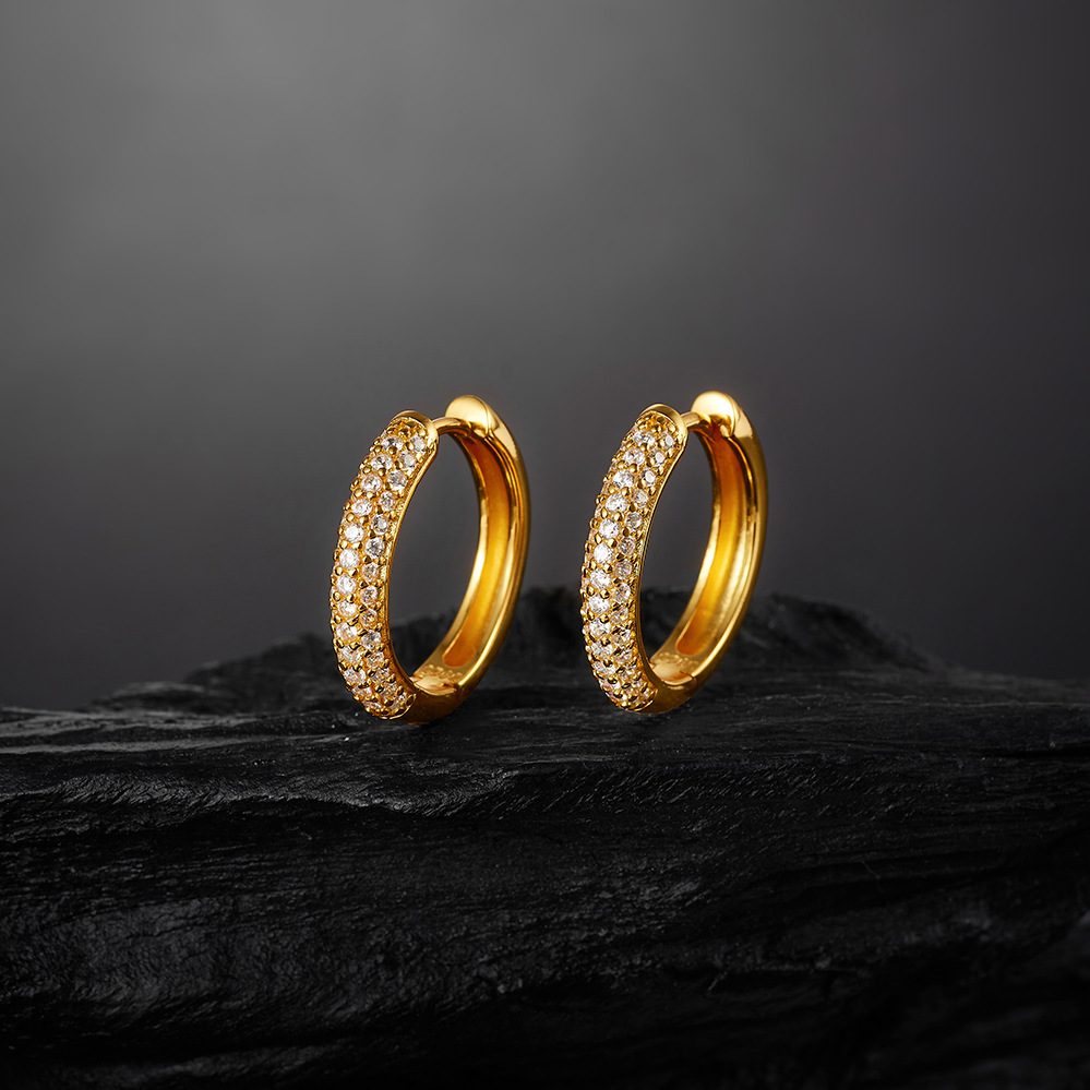 실버 세트 지르콘 골드