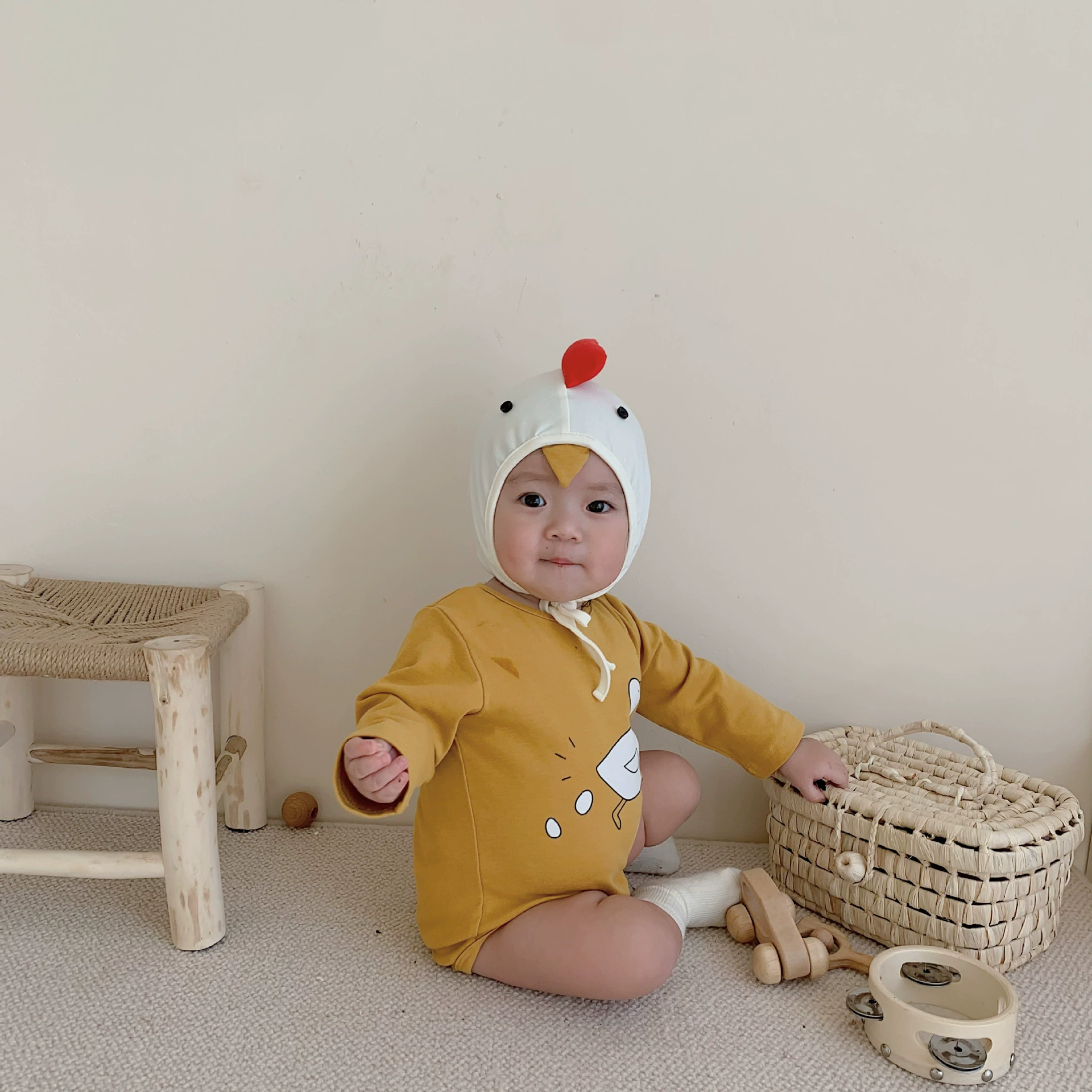 2024 Новый комбинитон с длинными рукавами весной