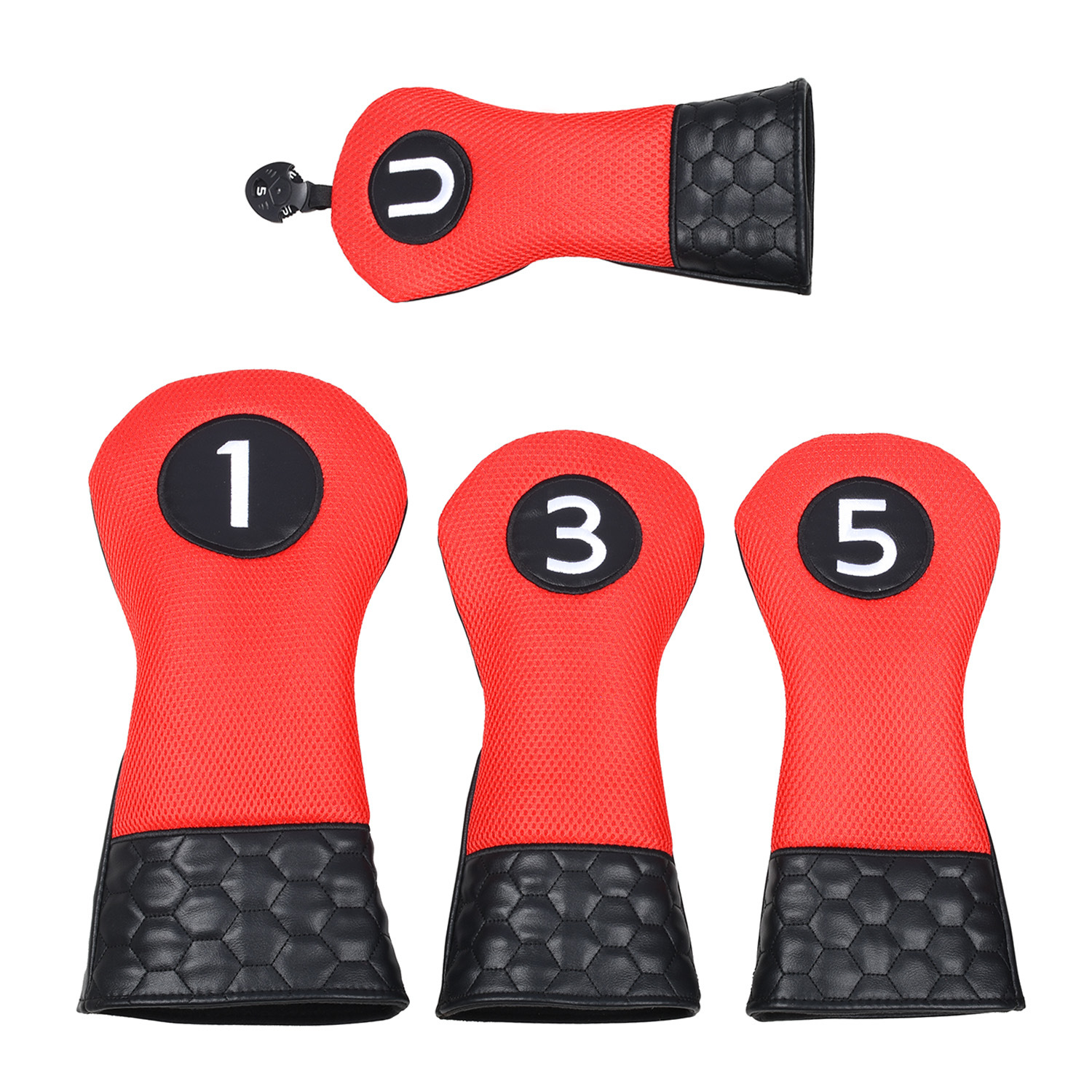 cubierta de palo de madera de golf cubierta de sombrero de palo cubierta de protección de cabeza de palo accesorios de artículos de golf cubierta de palo